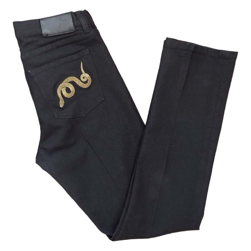 LAUREN JEANS LRL Black Gold Snake